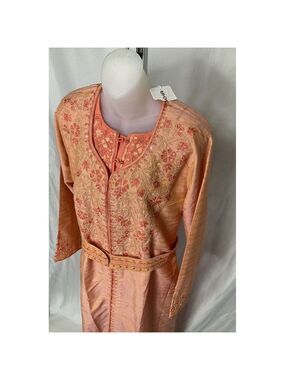 NWOT Kashkha Versatile style two-piece jalabiya Indian wedding outfit orange